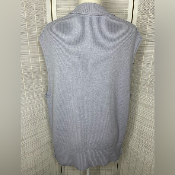 Free People Easy Street Tunic Vest Pale Blue Size S - Picture 4 of 9